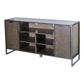 Wooden Shoe Rack With Doors