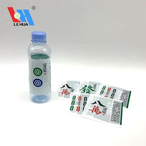 Plastic Shrink Sleeve Label Plastic shrink Packaging Label For Drinking Water Bottle Factory