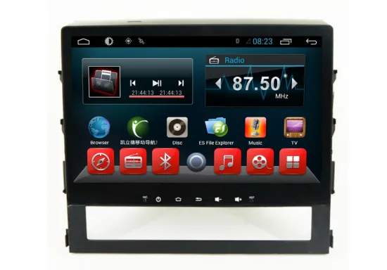 Factory Touch Screen 2 Din Origial Car Radio GPS Multimedia Toyota Land Cruiser 2016 Android Quad Core