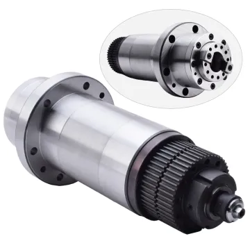 6000rpm 90mm Cylinder Milling Belt Drive ATC Spindle BT30 CNC Router Spindle Motor with BT30 ATC