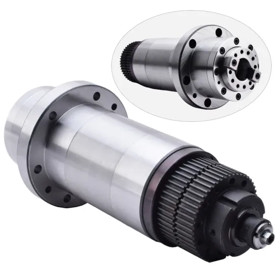 6000rpm 90mm Cylinder Milling Belt Drive ATC Spindle BT30 CNC Router Spindle Motor with BT30 ATC