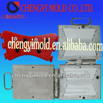 PVC strap upper for slipper shoe mold