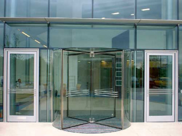 Manual Crystal Revolving Door