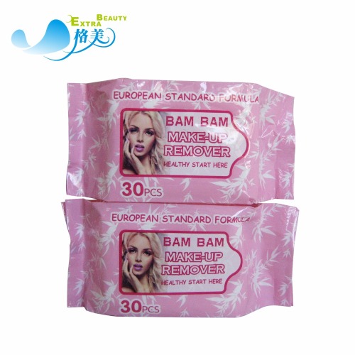 Alcohol Free Lemon Flavor Makeup Remover Wet Wipes