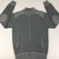 Men's Zippered Shrug Cardigan Knitted Sweater