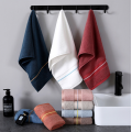 luxury hotel jacquard cotton terry bath towel set