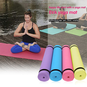 new 4MM EVA Thick Durable Yoga Mat Non-slip Exercise Fitness Pad Mat Outdoor indoor Yoga equipment yoga mat#50