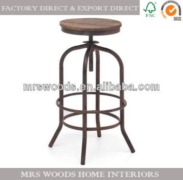very popular vintage industrial bar stools with metal base