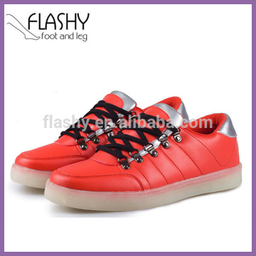 Wholesale men leisure shoes colorful glowing shoes lights up led luminous shoes mens