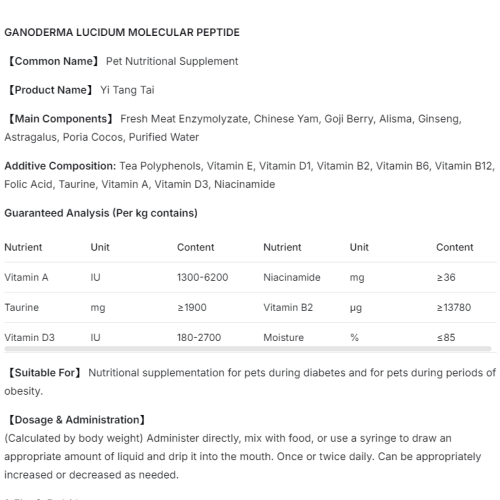 O-mega-3 para inflamação de animais de estimação e resistência à insulina