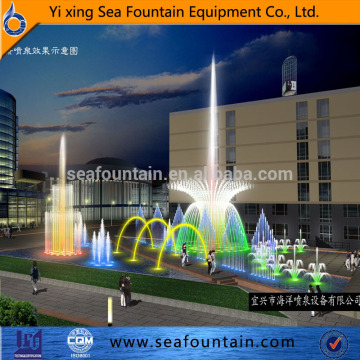 outdoor fountain design sketch