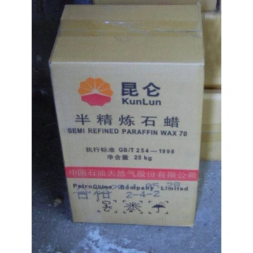 Semi Refined Paraffin Wax Manufacturer/Supplier China