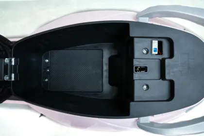 pink color electric scooter