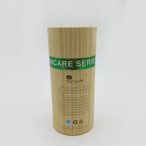 Cylinder Skincare Packaging Paper Tube Box