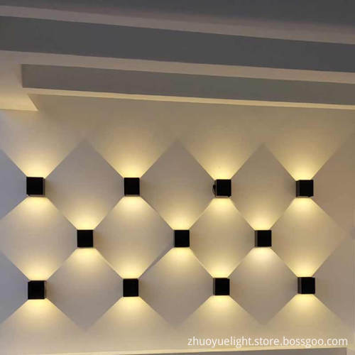 Wholesale IP65 Square Wall Washer - Waterproof Cube Outdoor Wall Light with LED Aluminum Housing