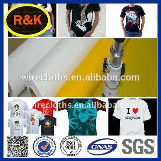 good sales R&K good quality polyester monofilament screen printing mesh /bolting cloth /printing fabric