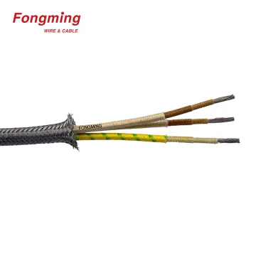 350C multicore stainless steel shield high temperature wire