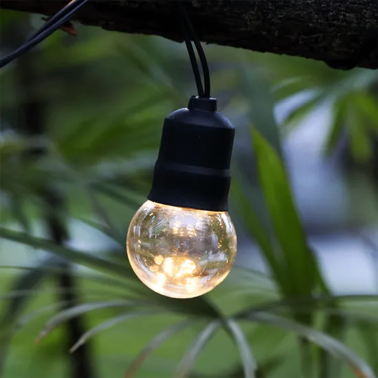 Weatherproof LED Outdoor String Light Bulb Dimmable Edison Vintage Plastic Bulbs Decorative Patio Cafe Market Porch Lights