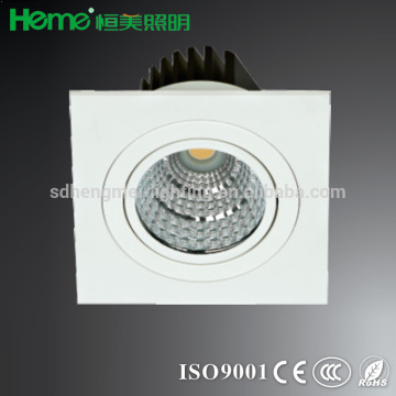 LED square COB 6W 9W 365lm590lm LED ceiling recessed mount down light