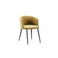 E-bay New Design Pvc Material 304 Stainless Steel Plastic Dining Chair For Living Room