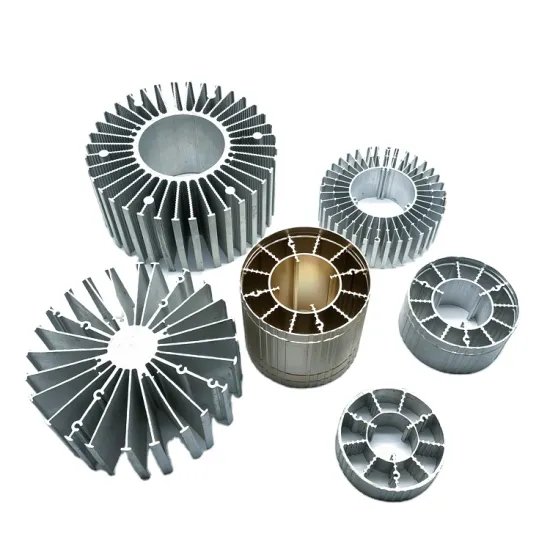 Customize CNC Aluminium Profiles 2525 and 4080: Industry Aluminium Radiator Profile & Heatsink Extruded Aluminium Profile