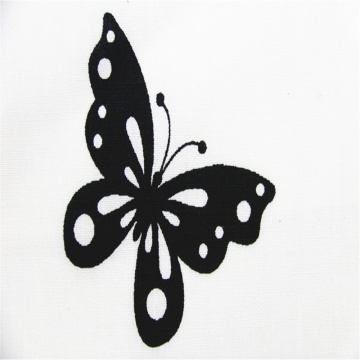 Cotton Poplin with butterfly pattern