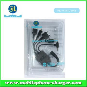 High quality  6 in 1 charger cable