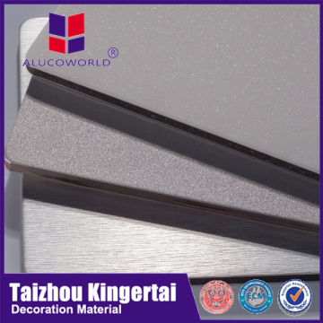 Alucoworld moderate price high quality aesthetic anstmction aluminum composite panel for walls