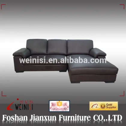 A021C italian leather l shape sofa