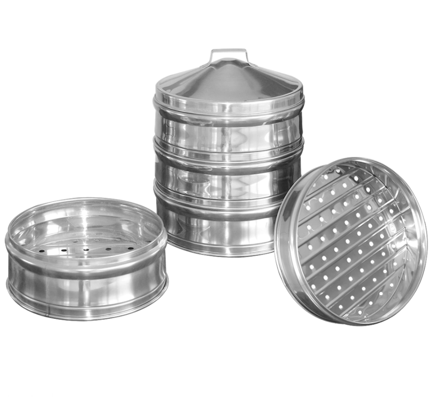 Stainless steel steamer for steamed buns