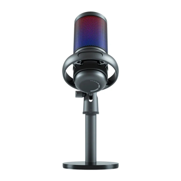 Professional ME6S Desktop Condenser Microphone: Ideal for Podcasting, Recording, and Gaming