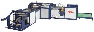 Automatic cutting and sewing machine for woven bag