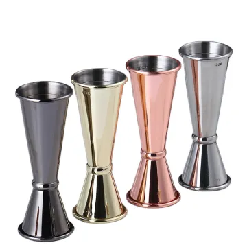Custom Logo Stainless Steel Ounce Cup Double-Headed Jigger Bar Tool