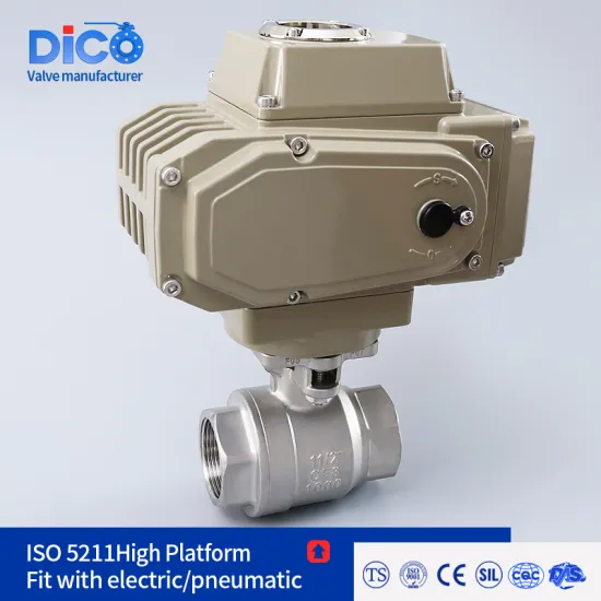 CF8 with ISO5211 thread End industrial Ball valve