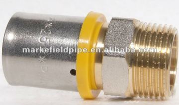 Press NPT fittings brass for gas