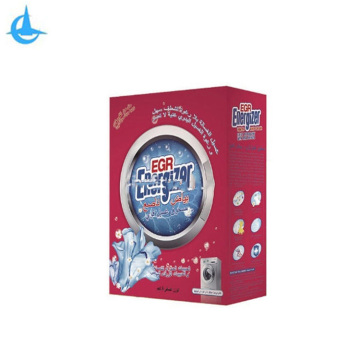 500g Low Density Lemon Perfume Detergent Washing Powder in Paper Box