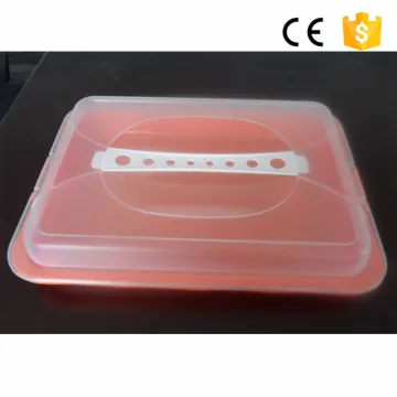 Material packaging plastic plastic cake box with clear window plastic box for cake