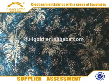 Poly Spun Shiny Velvet KS Velvet Spandex Velvet With Emboss