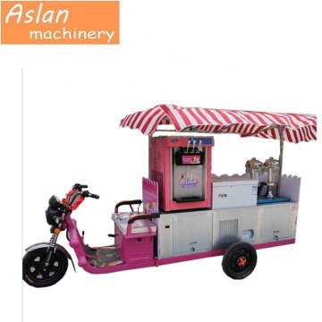 Convenient Mobile Ice Cream Vending Bike with Freezer for Street Sales