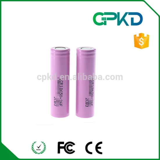 LED Flashlight battery,3.7V 2600mah 18650 battery ICR18650 26F