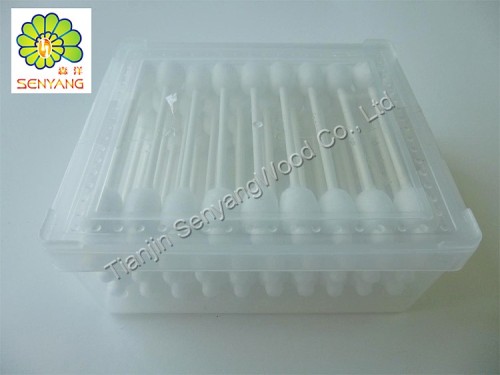 double cosmetic sterile ear baby cotton bud swab