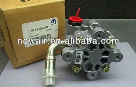 Power Steering Pump For Chrysler Town Country , Dodge Caravan 04743060AB 04743060AC