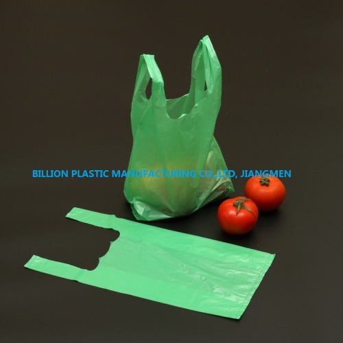 Green Vest Plastic Bag