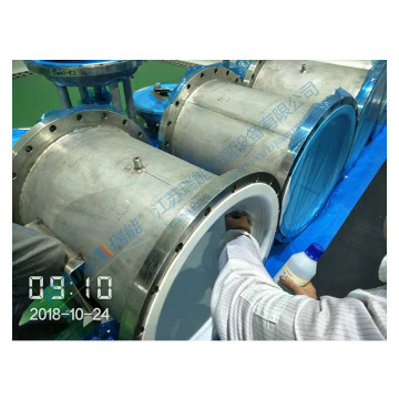 Вертыкальная футэраваная PTFE секцыя вежы для хімічнай рэктыфікацыі