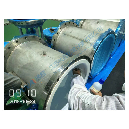 Вертыкальная футэраваная PTFE секцыя вежы для хімічнай рэктыфікацыі