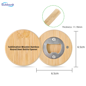 Wholesale Custom Logo Bamboo Beer Bottle Openers