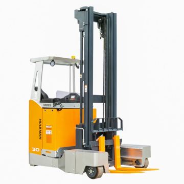 New FDT30 3 Tonne 4 Way Small Reach Truck with Optional Lithium Battery