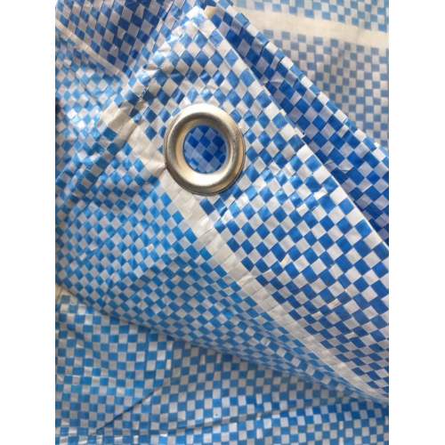 COLOR STRIPE PE TARPAULIN WITH EYELET