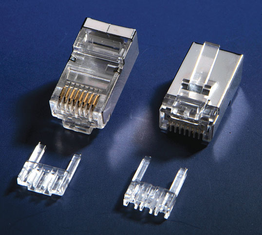 RJ45 Cat6 STP Connector with Insert