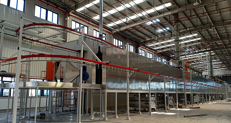 Auto powder coating Machine powder coating plant